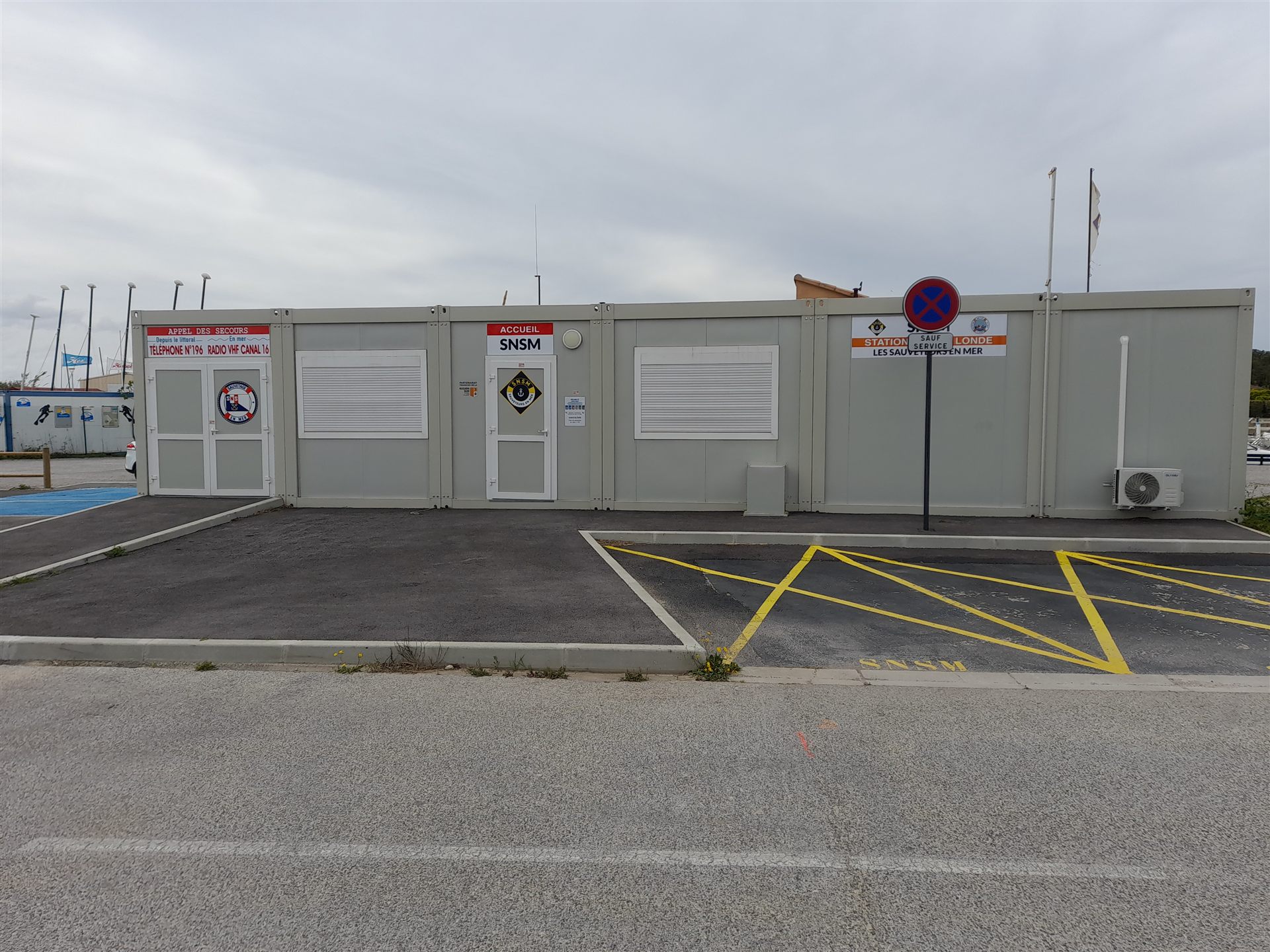 Le local de la station SNSM de La Londe-les-Maures